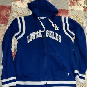 Starter G-III MLB Los Angeles Dodgers zip up hoodie small